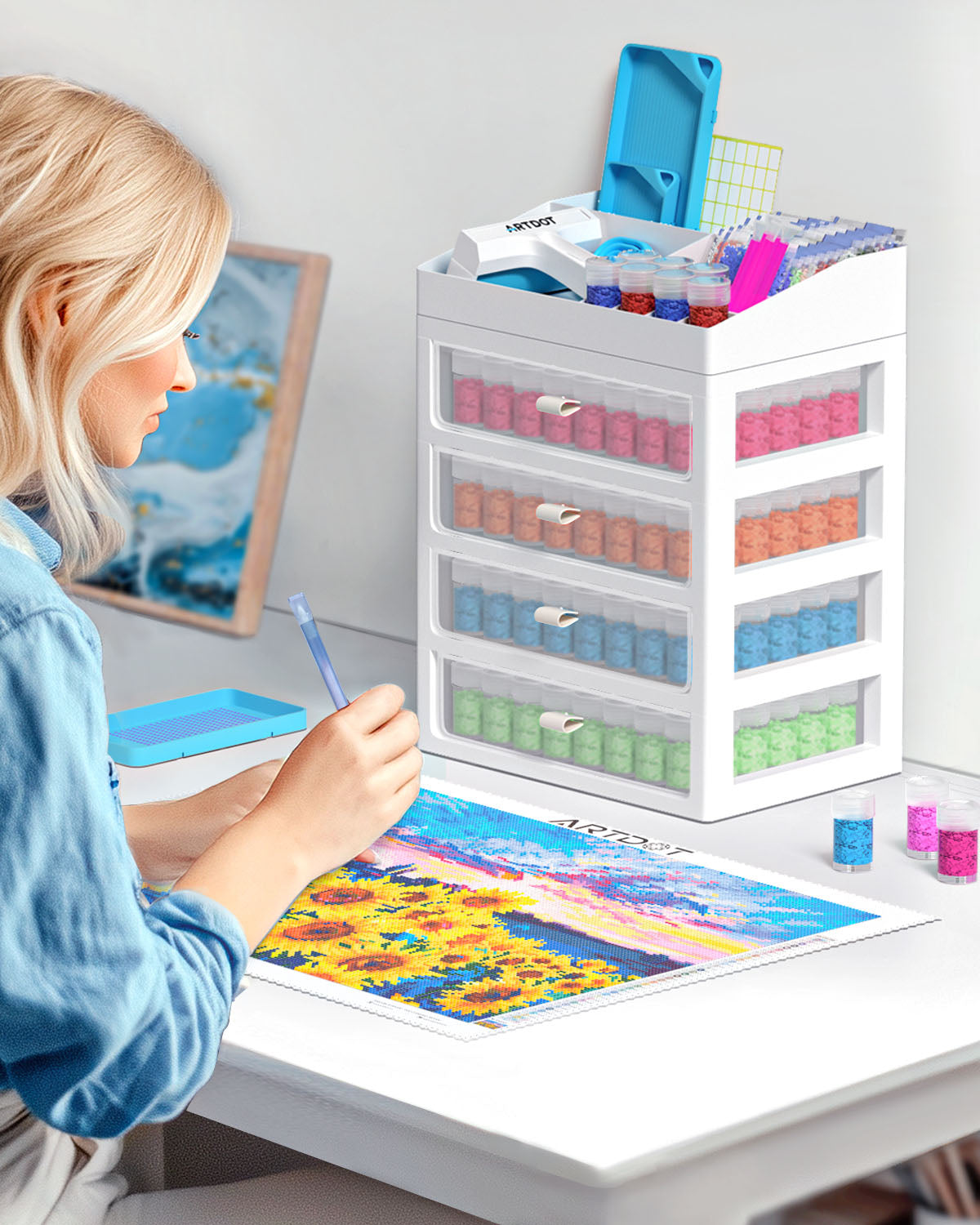 Multi-function Storage Containers for Diamond Painting ARTDOT