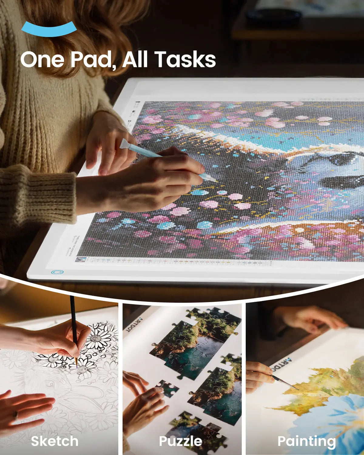 Light Pad for Diamond Painting ARTDOT