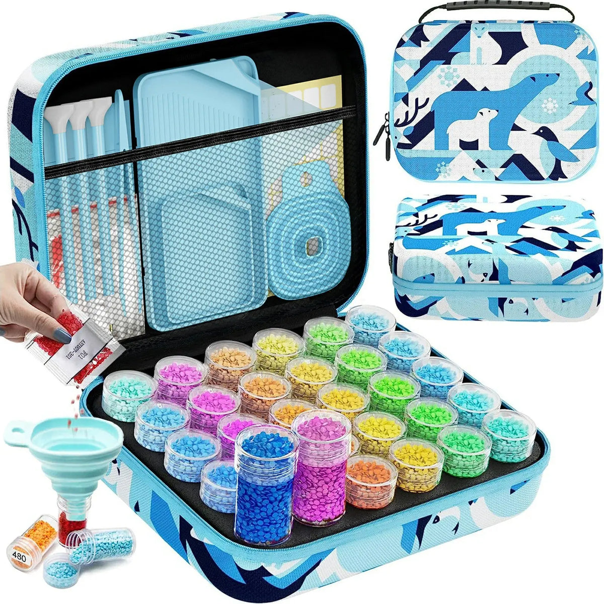 Small Size 30 Containers Diamond Painting Storage Case - ARTDOT