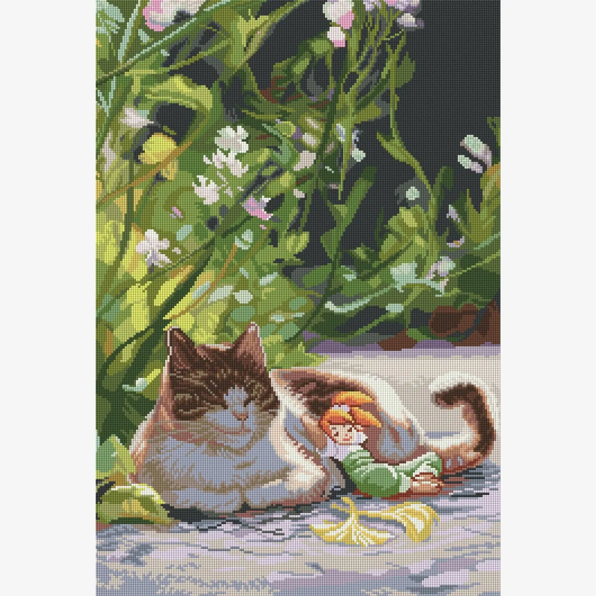 Warm In the Sun, Large Pastoral Diamond Painting Kit, Square Drills -