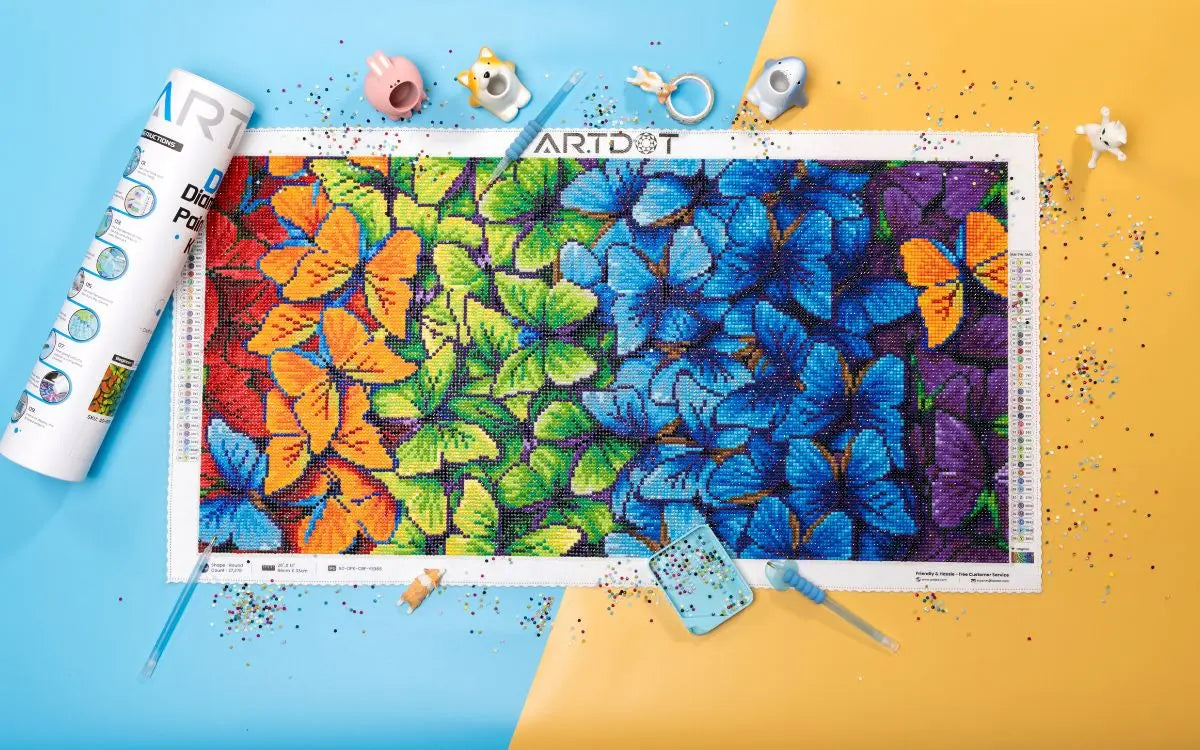 where to buy diamond painting kits with such colourful beads