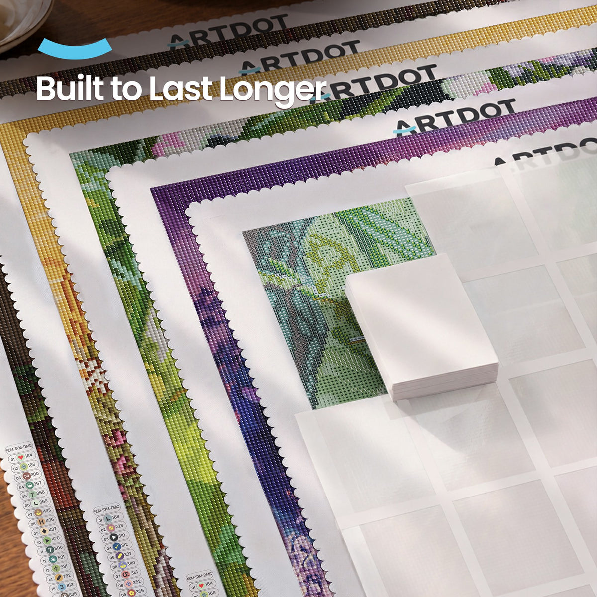 300-Piece Diamond Painting A7 Release Paper Kit ARTDOT