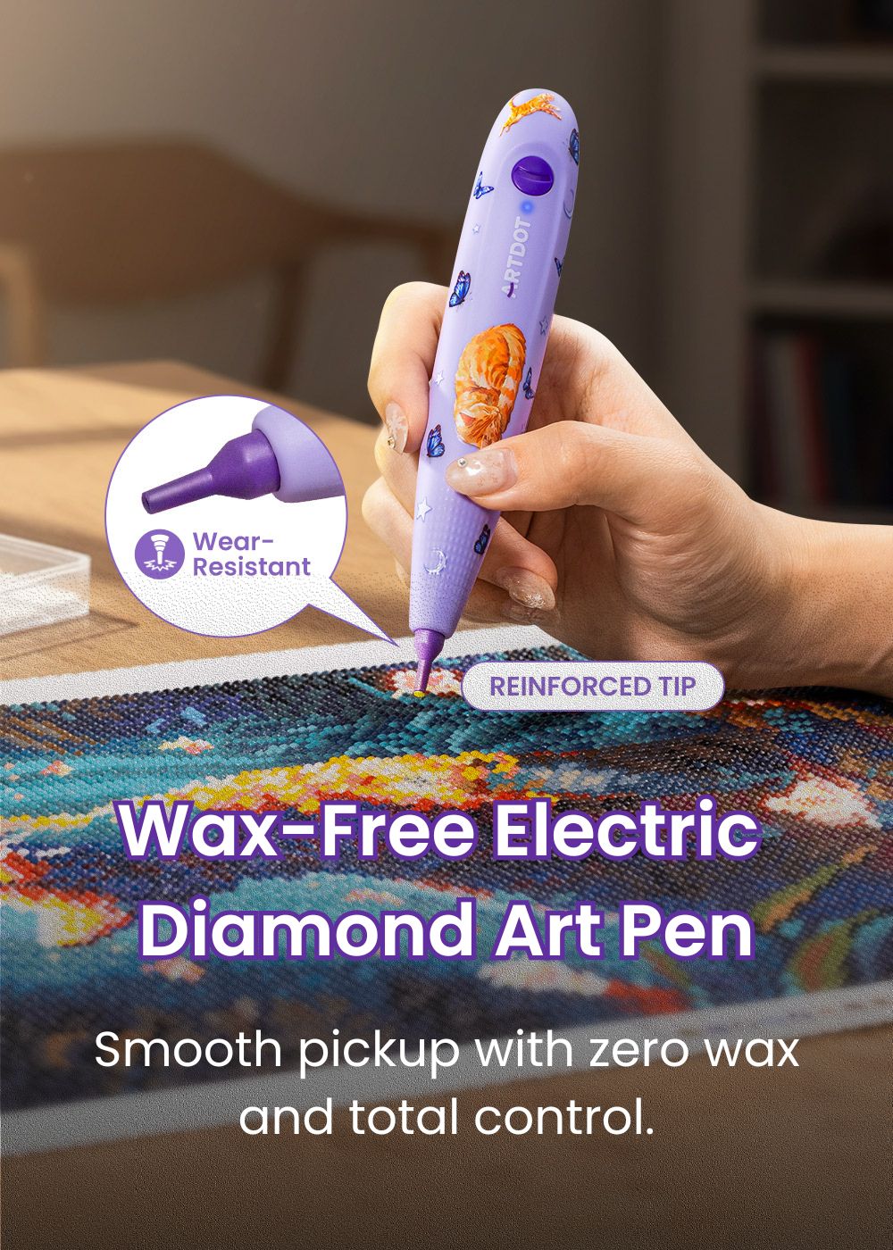 New-Released! Checkout the Wireless Diamond Art Pen