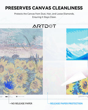 200-Piece Diamond Painting Release Paper Kit - ARTDOT