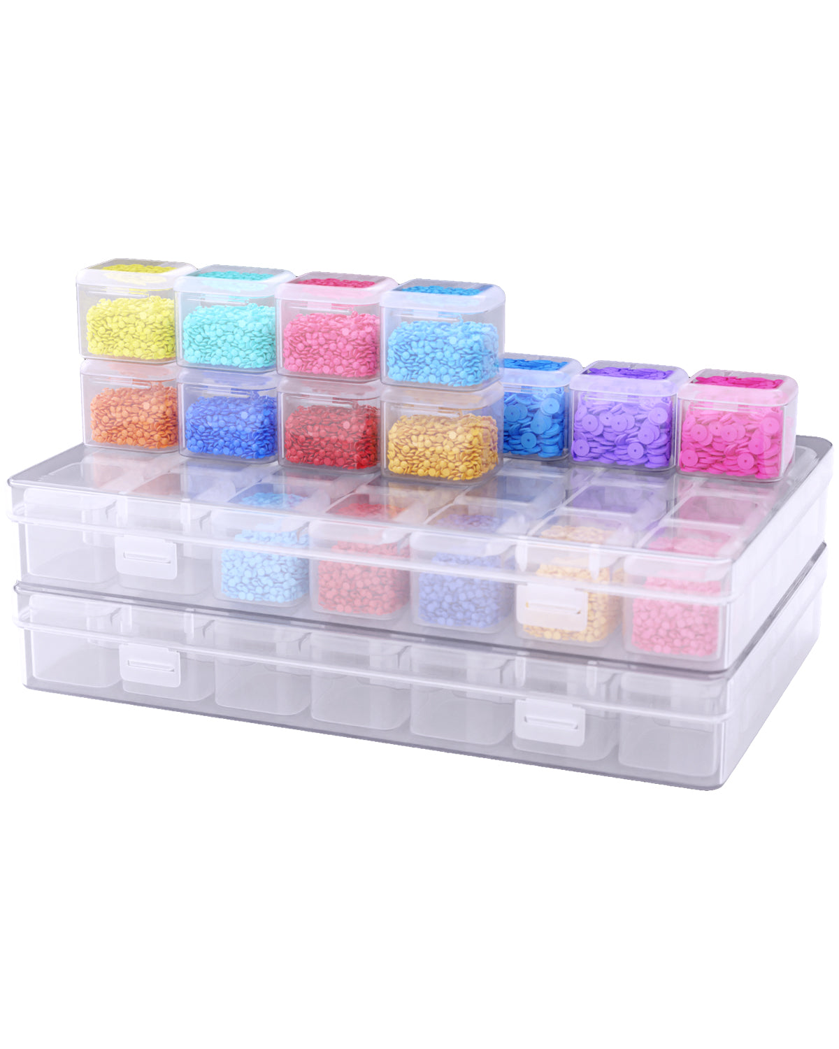 28 Grids Diamond Painting Storage Box ( 2 Packs ) - ARTDOT