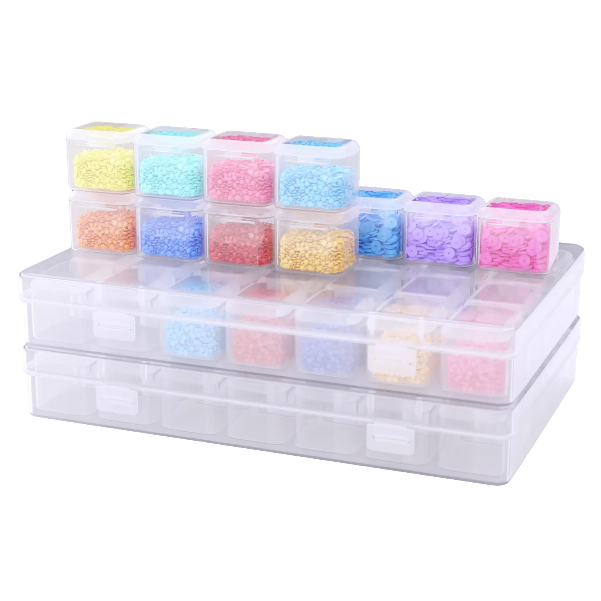 28 Grids Diamond Painting Storage Box ( 2 Packs ) - ARTDOT