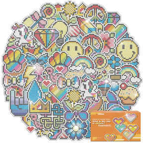 38 Freestyle Diamond Painting Stickers Kits - ARTDOT