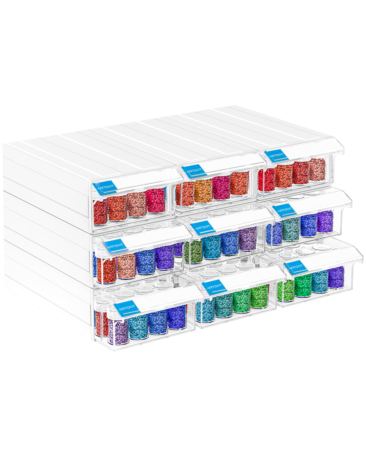 9 Drawers Stackable Diamond Painting Storage - ARTDOT