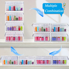 9 Drawers Stackable Diamond Painting Storage (Square Bottle) - ARTDOT