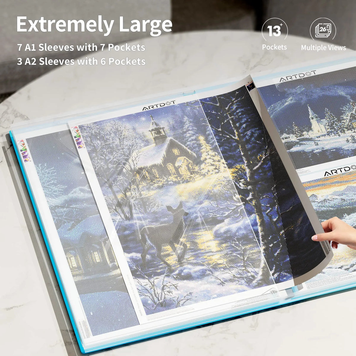A1 Diamond Painting Folder Book - Large Size - ARTDOT