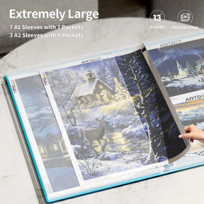 A1 Diamond Painting Folder Book - Large Size - ARTDOT