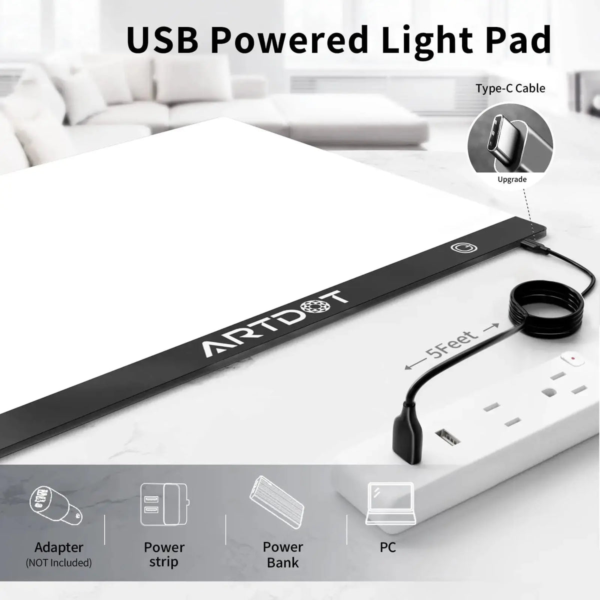 Artdot A2 Size Light Pad for Diamond Art