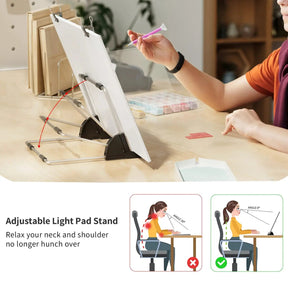 Artdot A3 Size Light Pad for Diamond Painting - adjustable angle