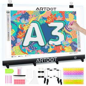 Artdot A3 Size Light Pad for Diamond Painting