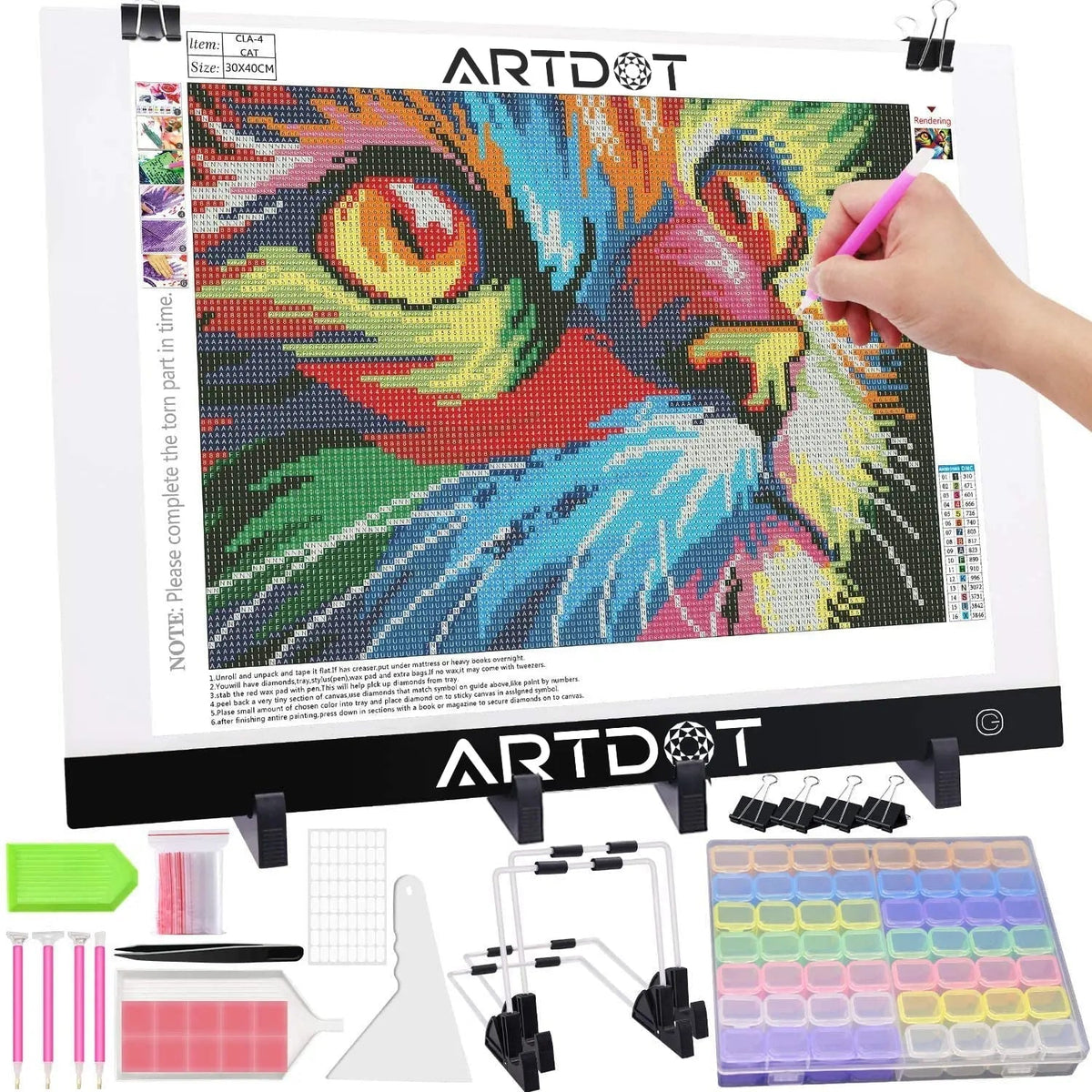 A4 Size Light Pad for Diamond Painting - ARTDOT