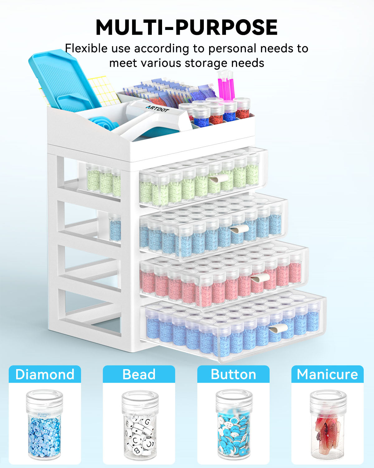 Multi-function Storage Containers for Diamond Painting ARTDOT
