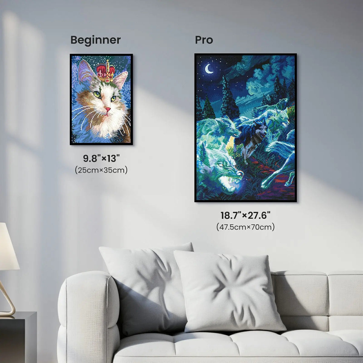 Ancestral Run, Fantastic Animal Large Diamond Painting Kit (Square Drills, 18.7"×27.6") ARTDOT