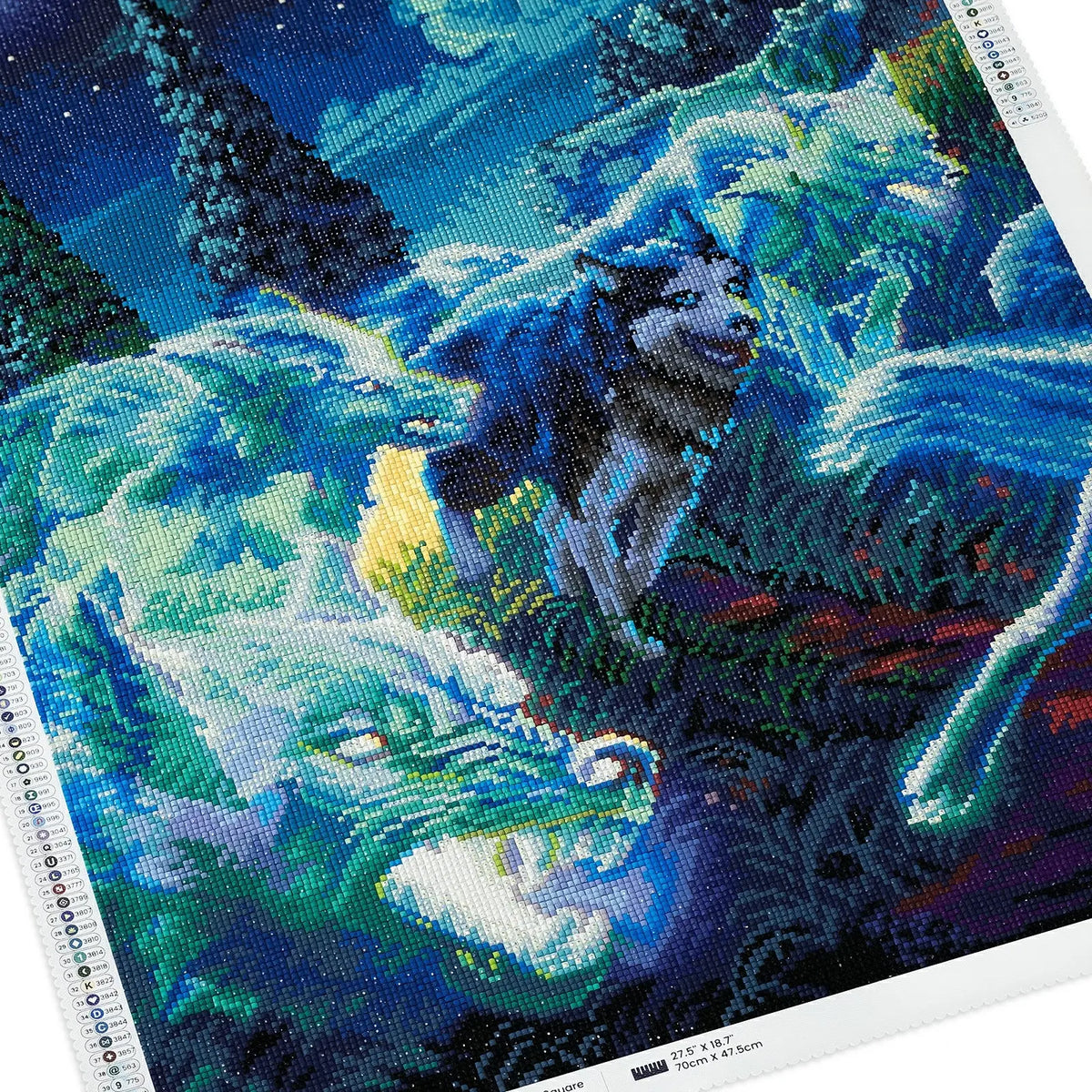 Ancestral Run, Fantastic Animal Large Diamond Painting Kit (Square Drills, 18.7"×27.6") ARTDOT