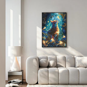Butterfly Cat, Fantastic Animal Large Diamond Painting Kit (Square Drills, 18.7"×27.6") ARTDOT
