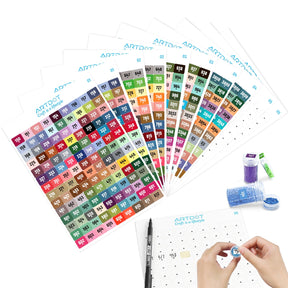 2 Set DMC Diamond Painting Labels Kit - ARTDOT
