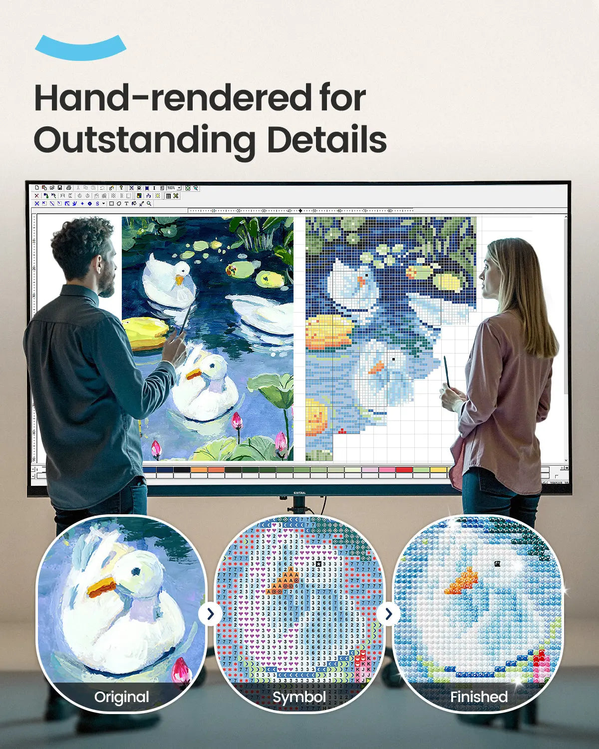 Artdot 12 Diamond painting kit - product details