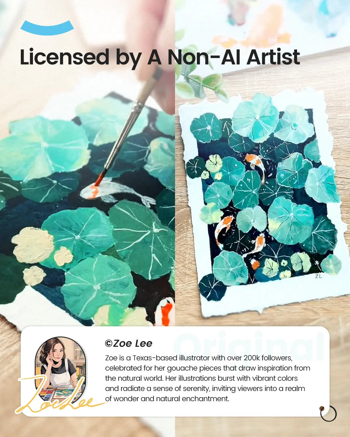 Artdot 12 Diamond painting kit - Licensed by artist