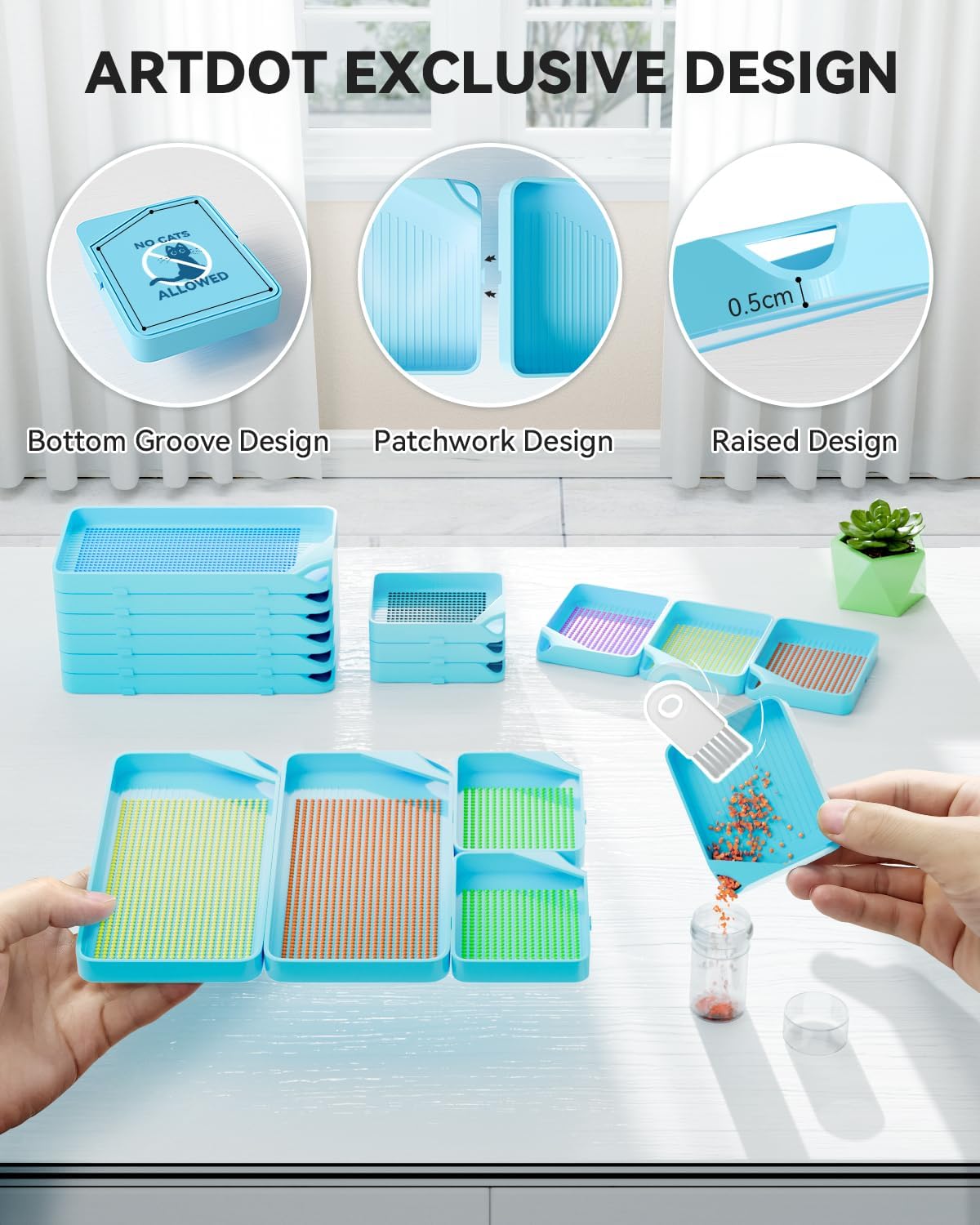 Diamond Painting Trays Kit - ARTDOT