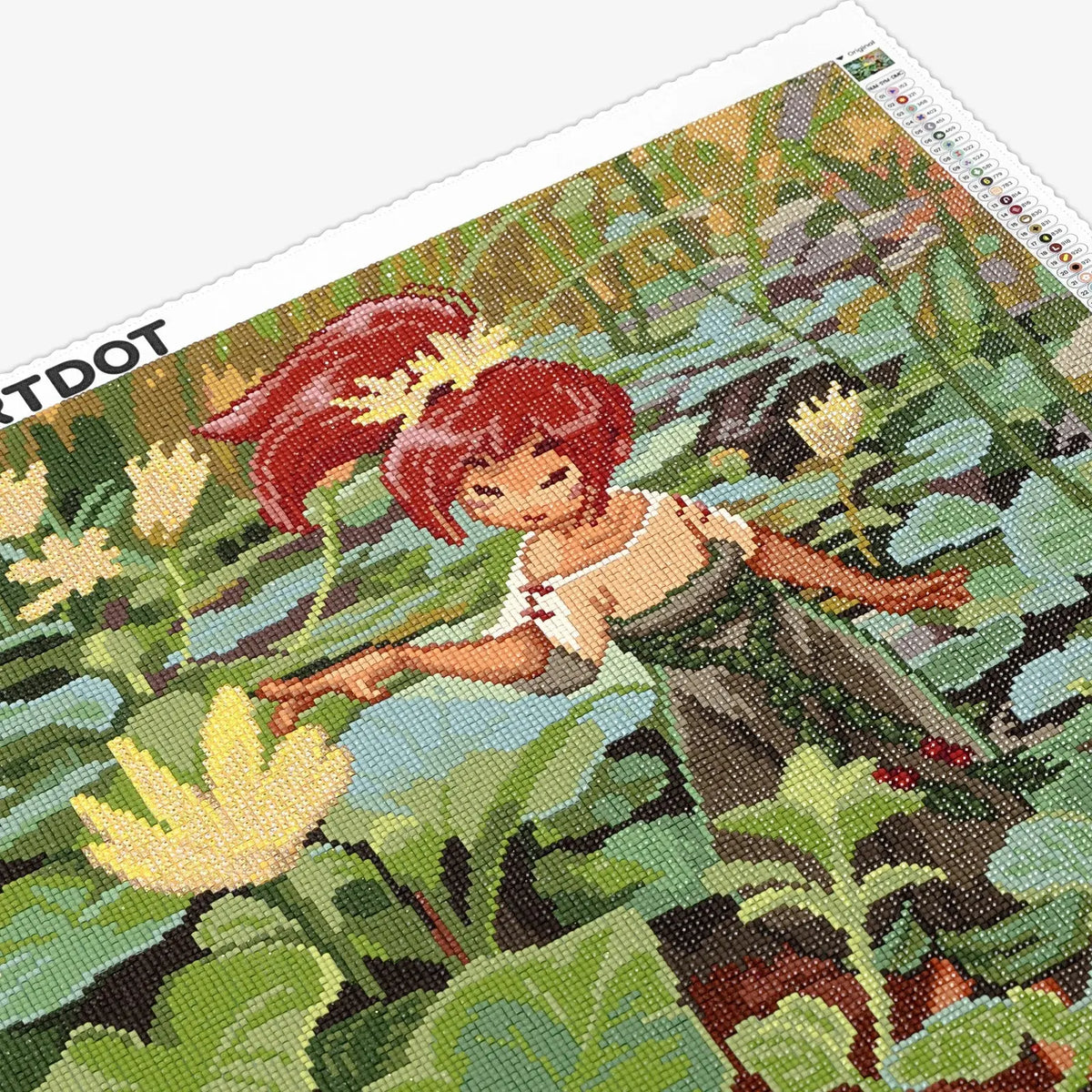 First Blooms, Large Pastoral Diamond Painting Kit, Square Drills