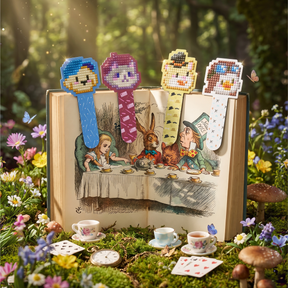 Diamond Art DIY Bookmarks Kit, Cute Magnetic Craft Gift for Kids & Adults (4PCS) ARTDOT