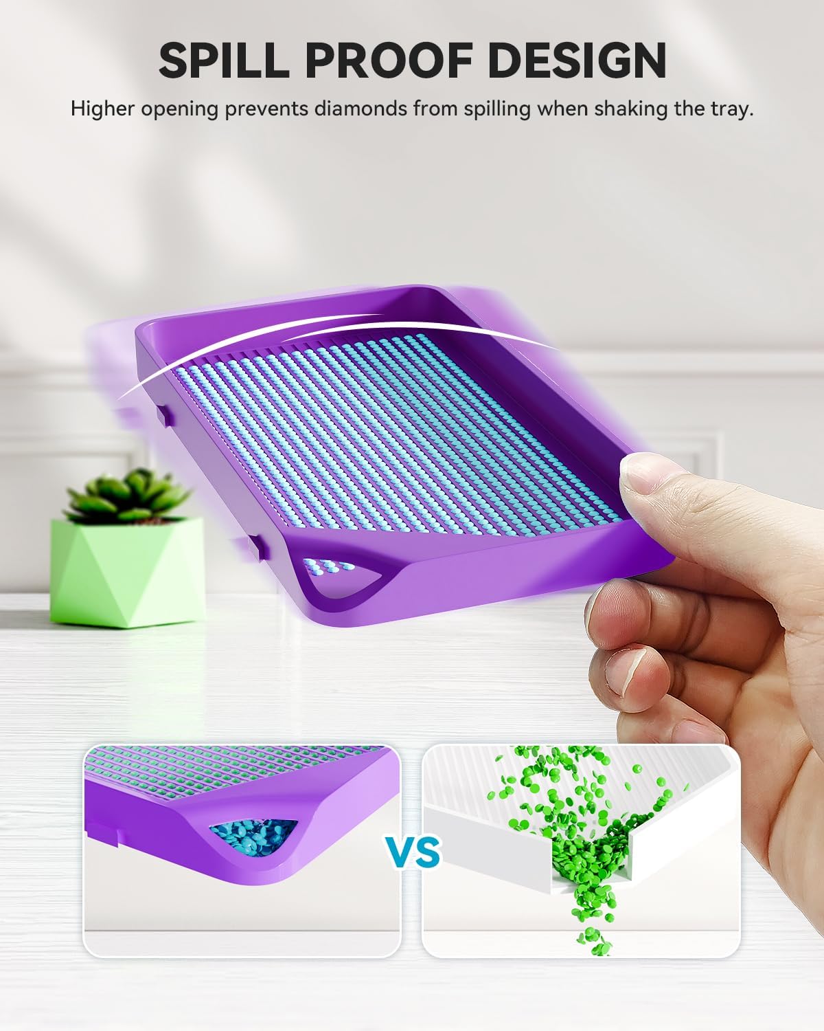 Purple Diamond Painting Trays Kit - ARTDOT