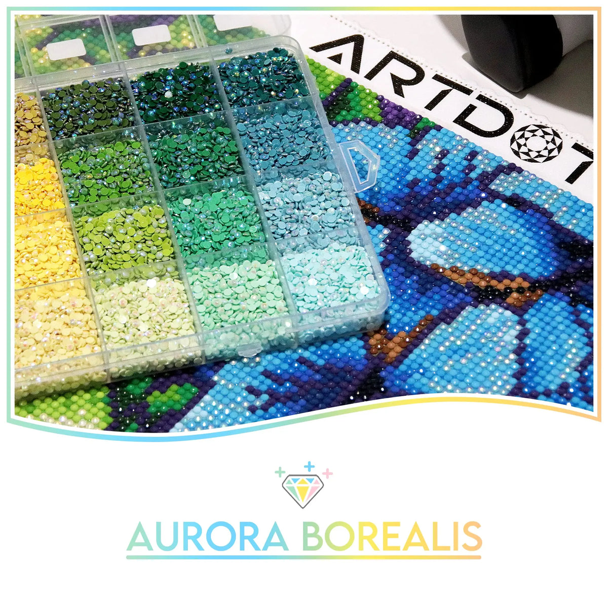 ローズダイヤモンドペインティングキット - ARTDOT
