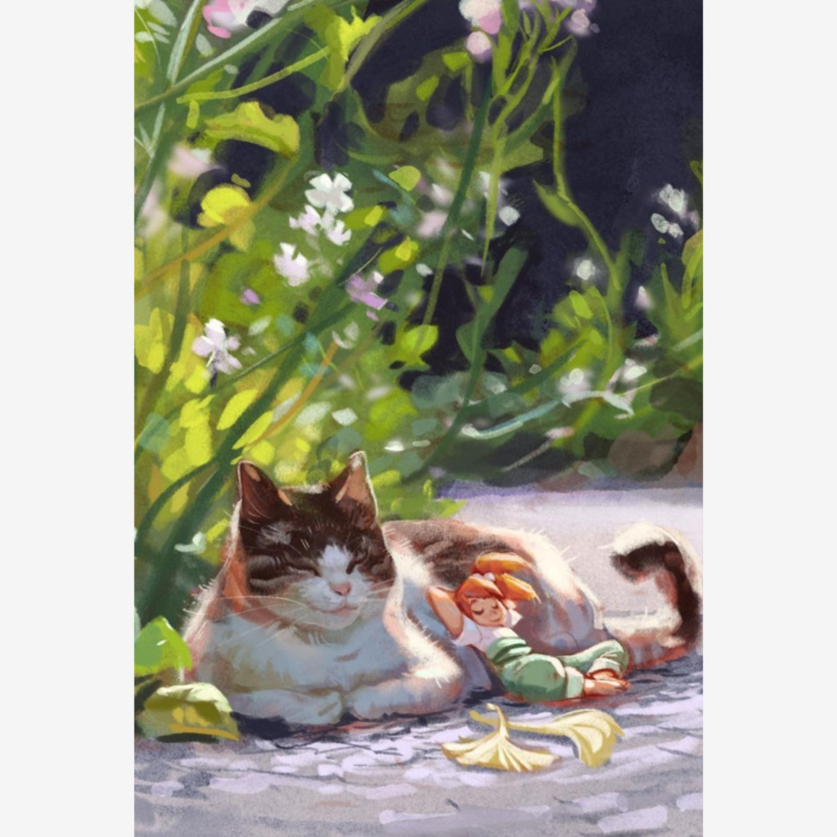 Warm In the Sun, Large Pastoral Diamond Painting Kit, Square Drills -