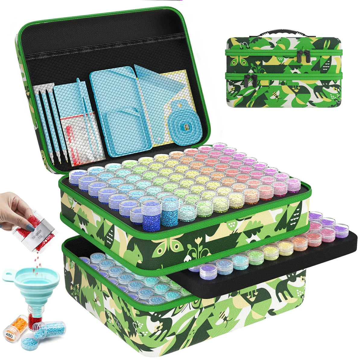 Medium Size 240 Containers Diamond Painting Storage Case - ARTDOT