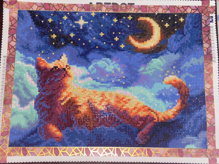 Finished this beauty tonight ☺️❤️ looks just like my handsome orange boy!