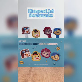 Diamond Art DIY Bookmarks Kit (4PCS)