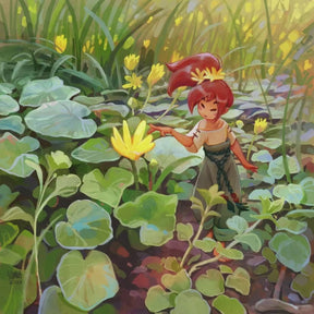 First blooms in painting