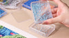 ARTDOT diamond painting storage trays with lids, Transparent different size containers