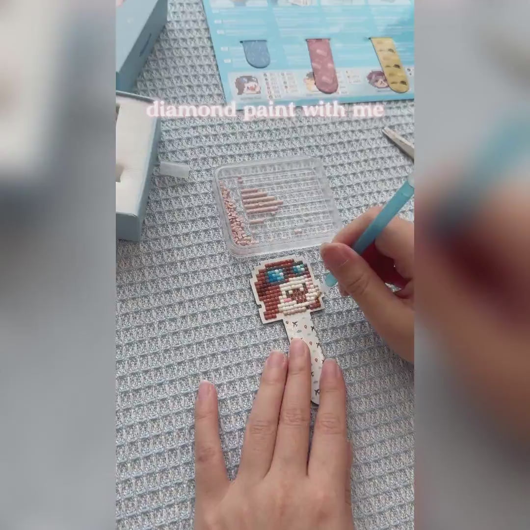 Diamond Art DIY Bookmarks Kit (4PCS)